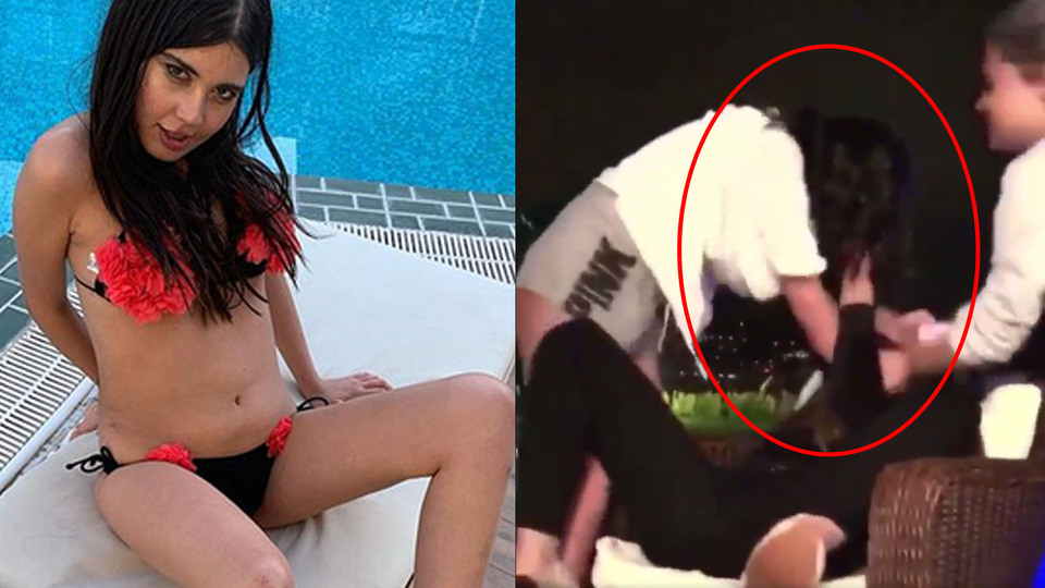 Bahar Candan tekme tokat kavga etti