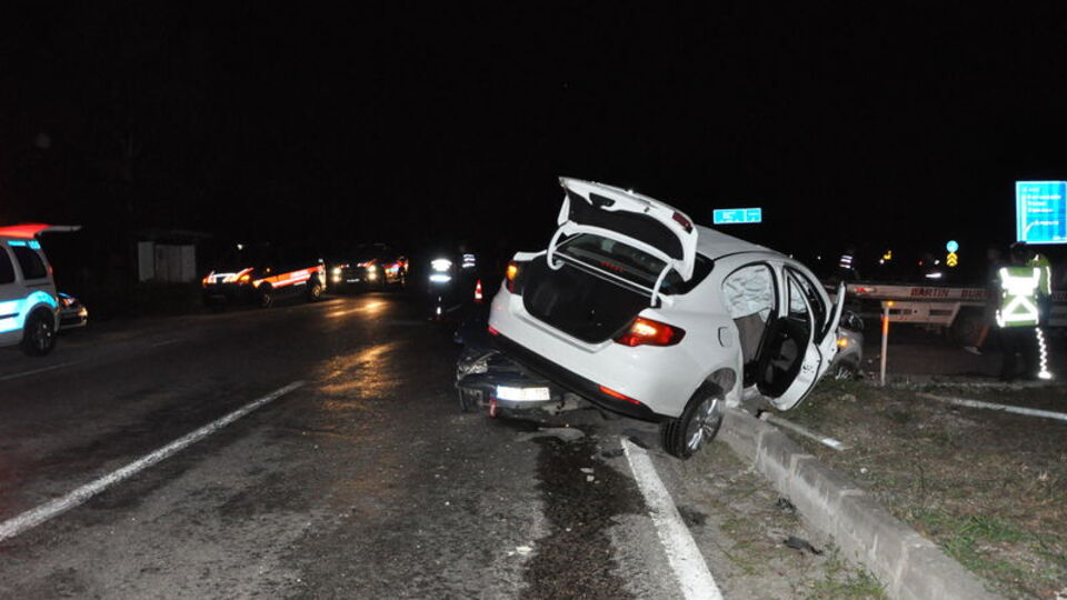 Bartın'da trafik kazası