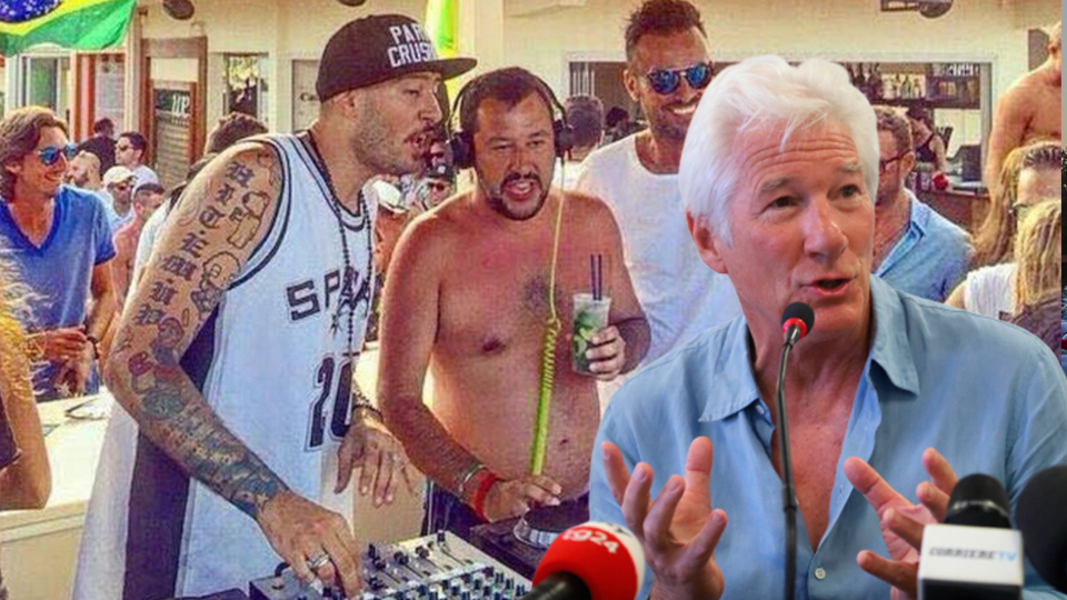 Salvini'den Richard Gere'e gönderme!