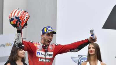 Avusturya'da zafer Dovizioso'nun