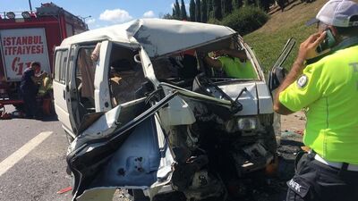 Çamlıca Gişelerinde trafik kazası: 3 yaralı