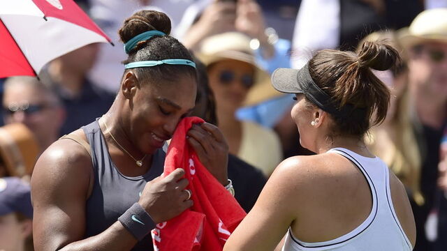 Serena finali sakatlığı yüzünden tamamlayamadı