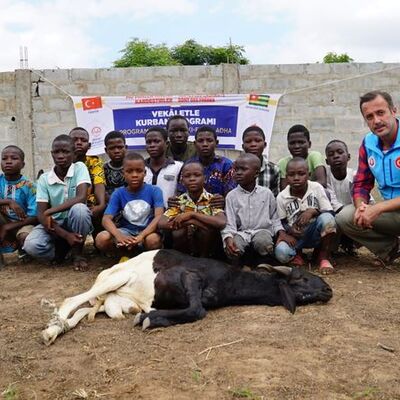 Şehit Eren adına 9 bin km uzakta kurban