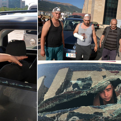 Gurbetçi aileye çardak kırıldığı dayağı!