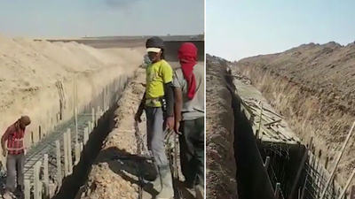 PKK/PYD'li teröristler tünel kazıyorlar!