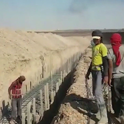 PKK/PYD'li teröristler tünel kazıyorlar!