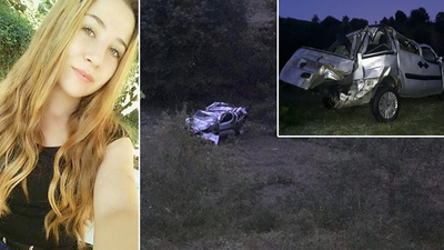 İki genç kız uçurumda can verdi!