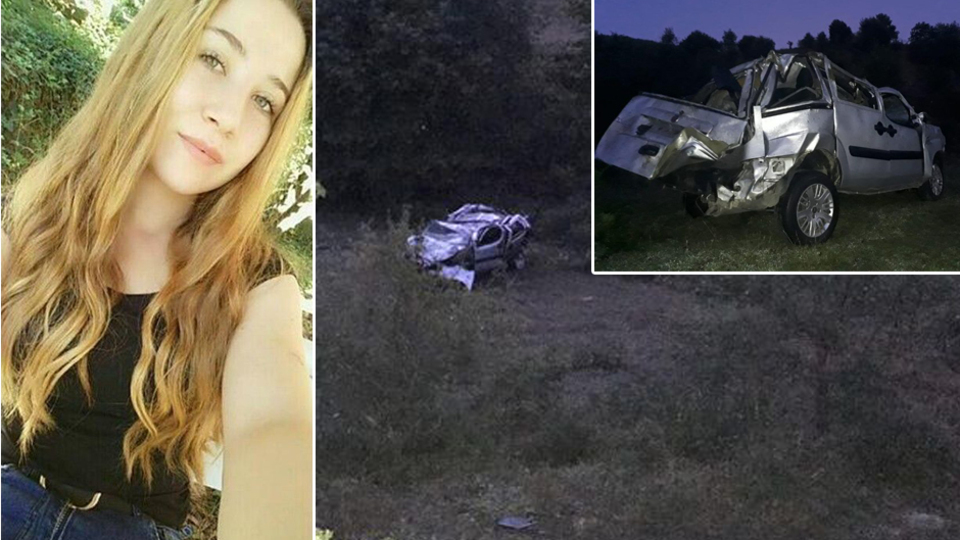 İki genç kız uçurumda can verdi!