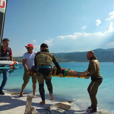 Salda Gölü’nde kahreden ölüm!