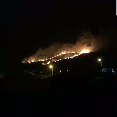 Hatay'da tarihi alanda korkutan yangın!