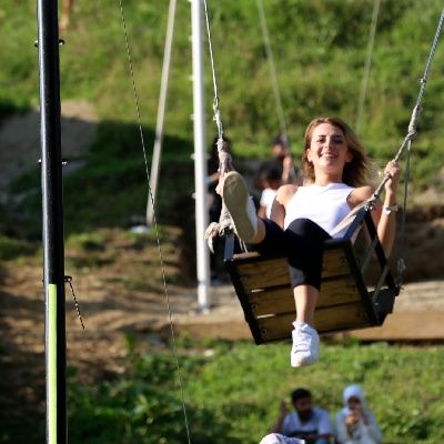 Ayder Yaylası'ndaki salıncaklar kaldırıldı