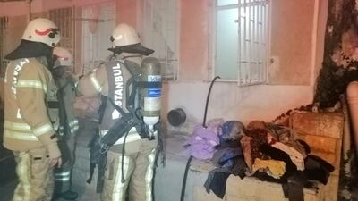 Maltepe'de çakmak gazı evi yaktı!