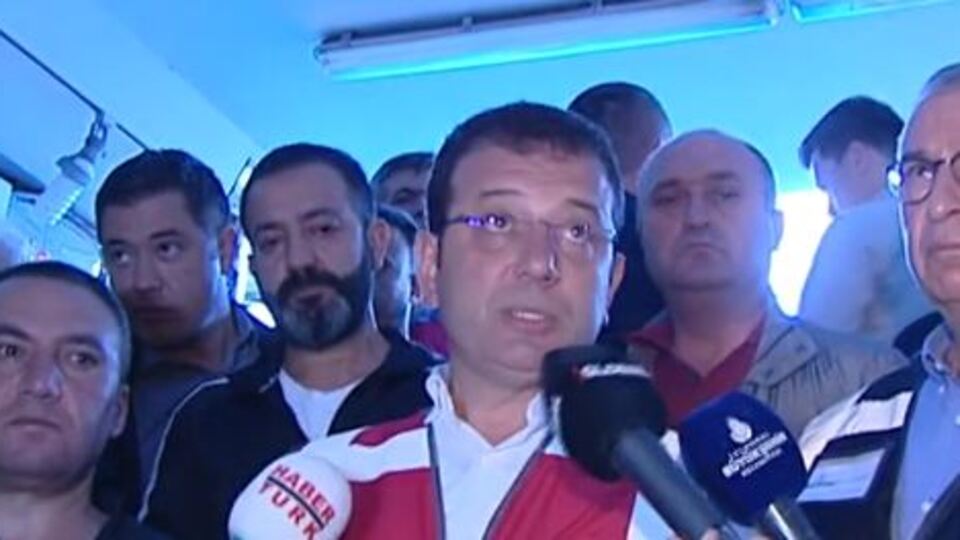 İBB Başkanı İmamoğlu'ndan sel açıklaması