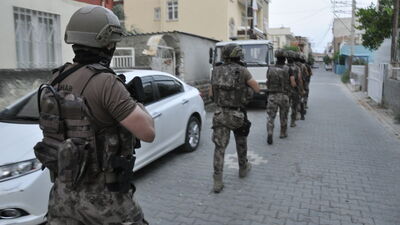 Adana'da şafak vakti terör operasyonu