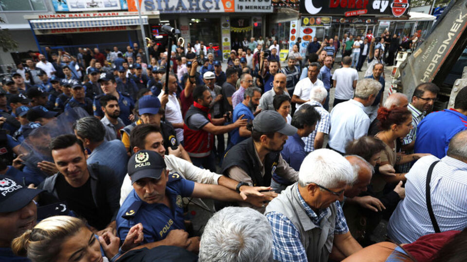Ankara'da 'kayyum' eylemi! 8 gözaltı