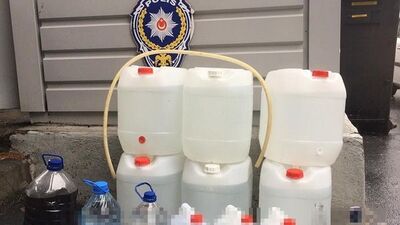 Fatih'te sahte alkol operasyonu