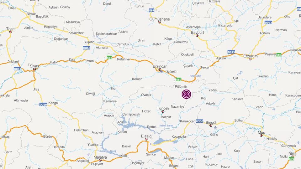 Tunceli 3.9 ile sallandı