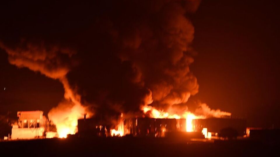 Tekirdağ'da korkutan yangın!