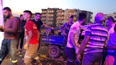 Siirt'te işçileri taşıyan tarım aracı devrildi!