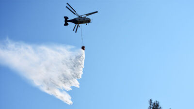 Marmaris'te orman yangını