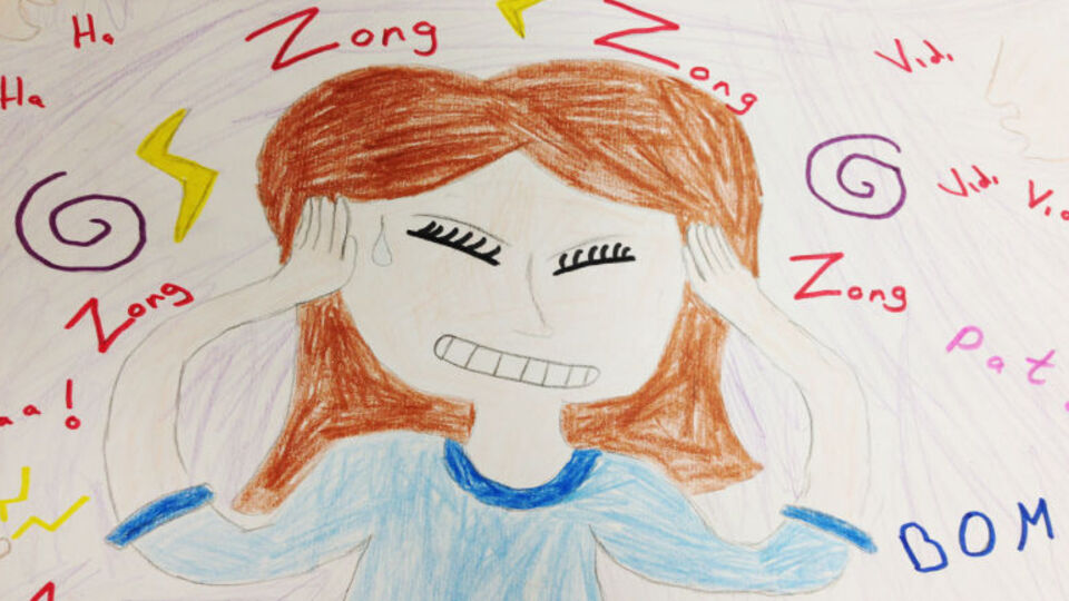 Baş ağrısının resmini çizdiler!