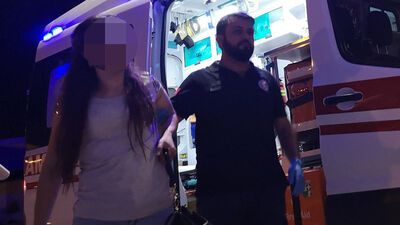 Önce dövdü sonra otomobilden attı