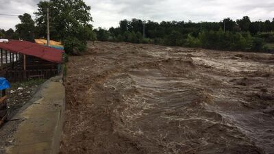 Samsun'da sel ve heyelan: 2 ölü