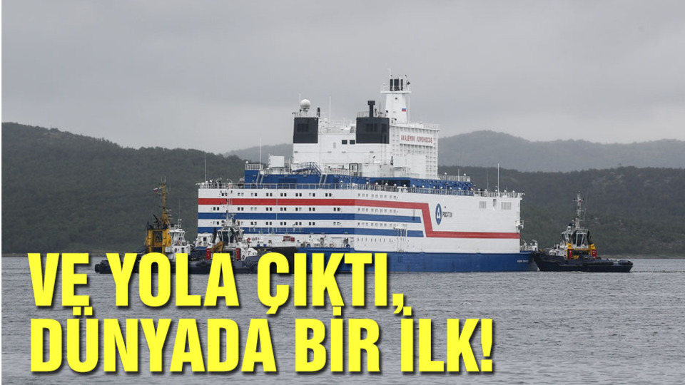 Ve yola çıktı! Dünyada bir ilk