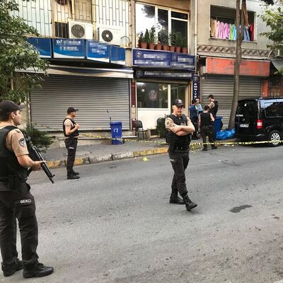 Temizlik işçilerine silahlı saldırı!