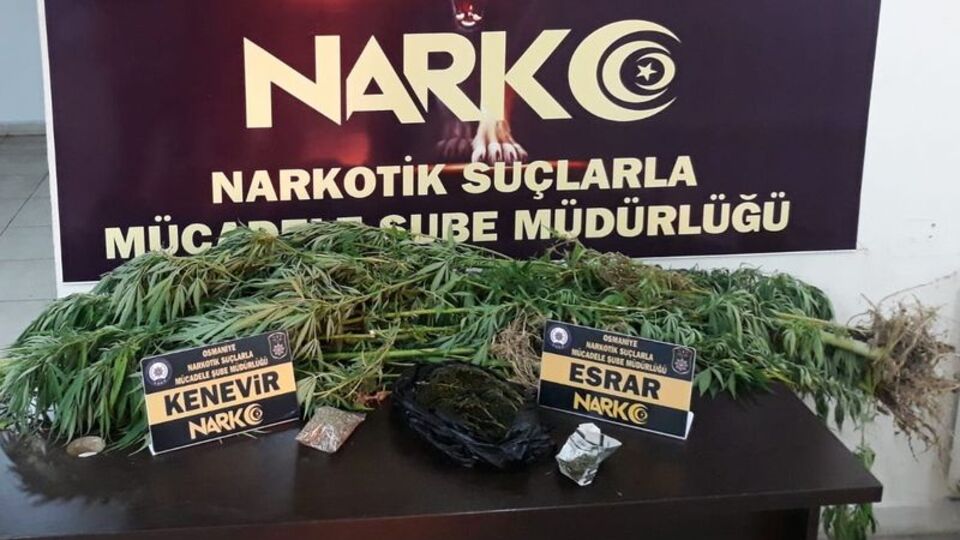 Osmaniye'de uyuşturucu operasyonu