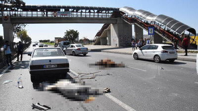 Feci olay! Kilometrelerce kuyruk oluştu