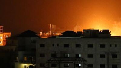 İsrail Hamas'a ait bir bölgeyi vurdu