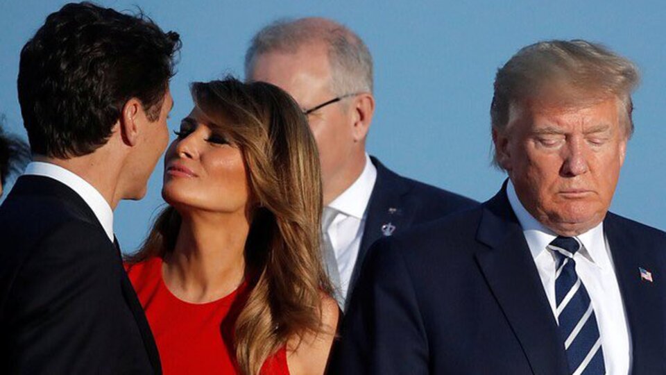 G7 Zirvesi'nde öpücük yağmuru!