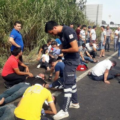 Kaza yerinde ölüm kalım savaşı!