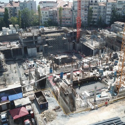 Yeni AKM binası havadan görüntülendi