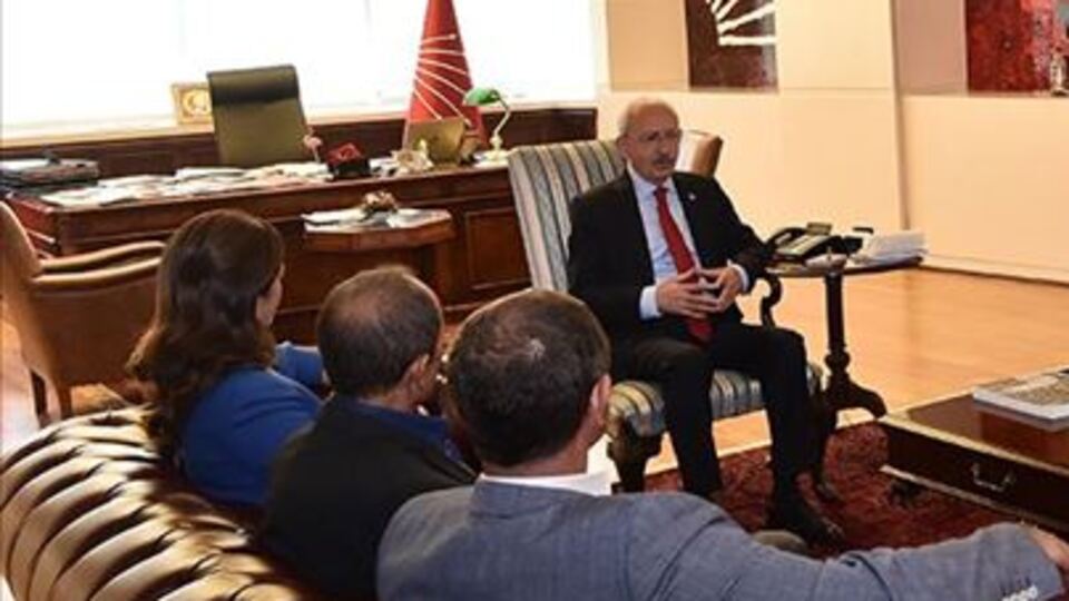 Kılıçdaroğlu, sendika ve oda başkanlarını kabul etti