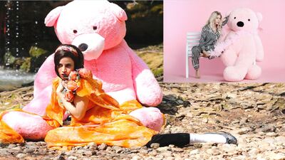 Aleyna'nın ayısı Büşra'da