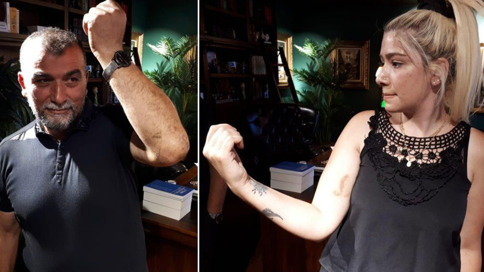 Akılalmaz olay! Baba ile kızını darp ettiler!