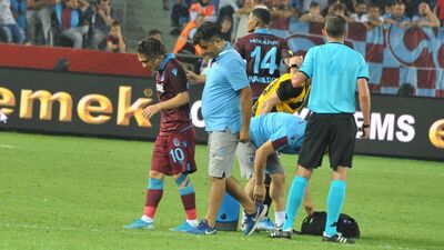 Trabzonspor'da Abdülkadir sakatlandı!