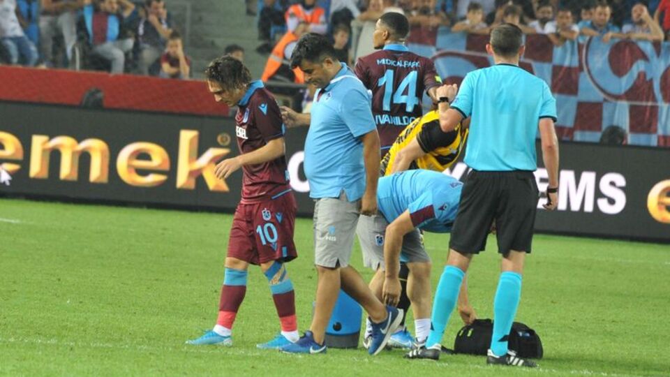 Trabzonspor'da Abdülkadir sakatlandı!