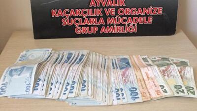 Taksiciye verdikleri sahte para yakalattı