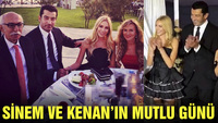 Sinem ve Kenan'dan aile pozu