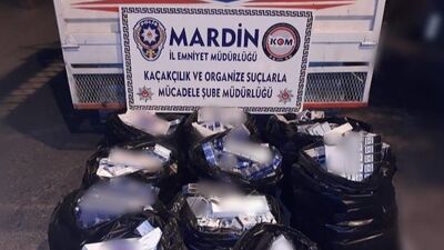 Mardin'de uyuşturucu ve kaçakçılık operasyonu