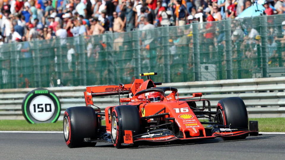 Belçika'da kazanan Leclerc