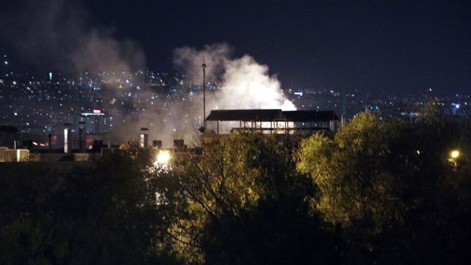 Ankara'da traktör fabrikasında yangın