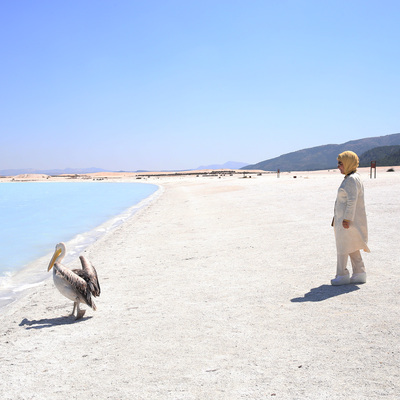 Emine Erdoğan Salda Gölü'nü inceledi