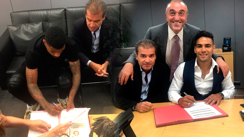 Falcao ve Lemina imzayı attı!