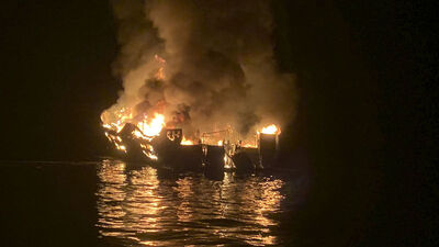 Kaliforniya'da gemi faciası: 25 cansız bedene ulaşıldı