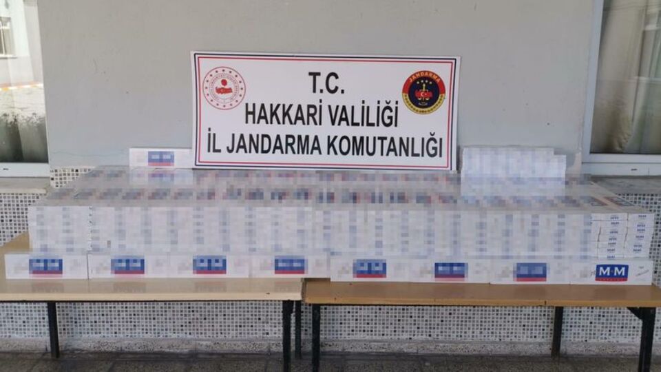 5 bin paket kaçak sigara ele geçirildi