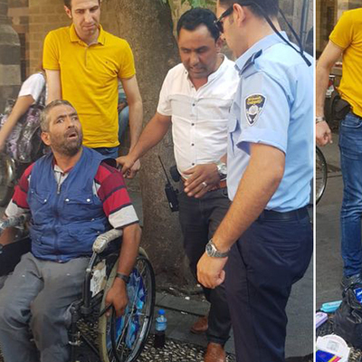 Dilencinin yaptığı "Pes!" dedirtti!